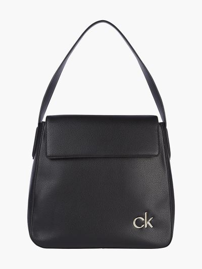 Calvin Klein Táskák & Kiegészítők HU396414 | Calvin Klein Bőr Női Hobo Táska Fekete